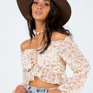 Princess Polly Boho Floral Crop Top
